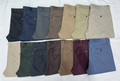 Fourteen assorted men's khaki trousers with labels and number overlays removed