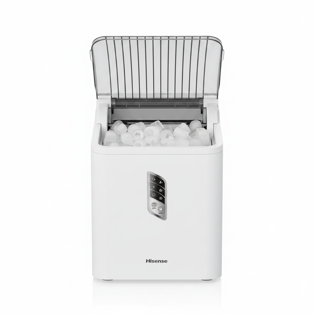Hisense ICM1244 Ice Maker white compact