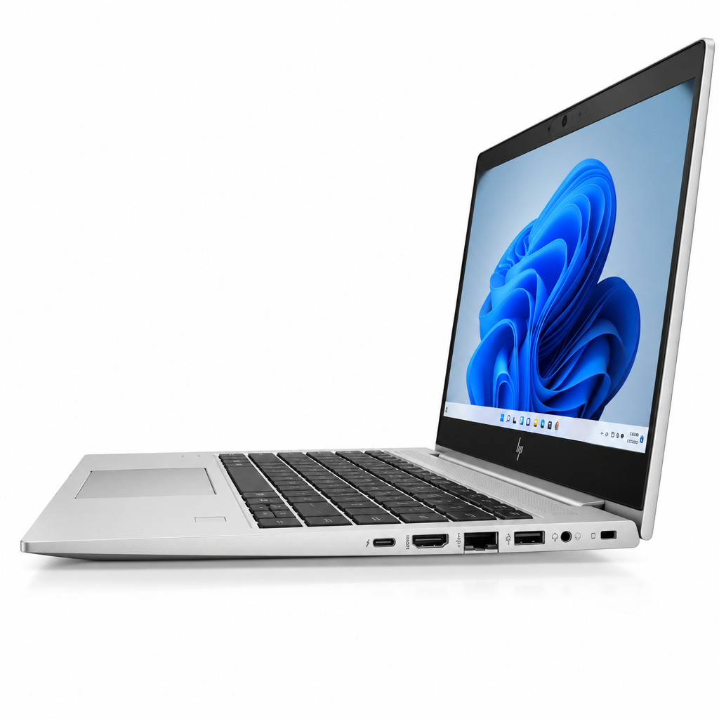 HP EliteBook 840 - Right side ports white background