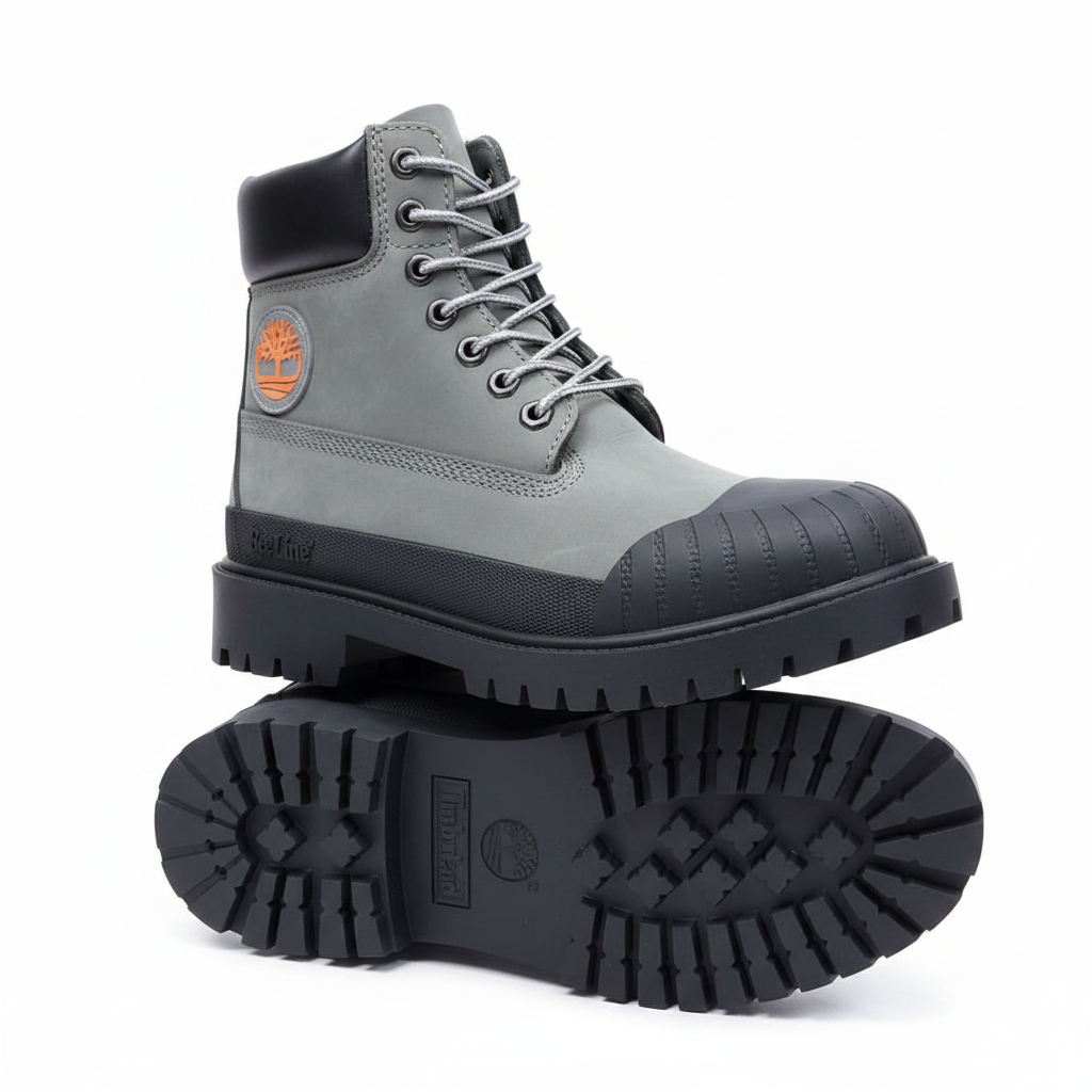 Timberland x Bee Line Grey Boots - White Background