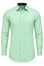 X-Factor Mint Green Formal Shirt mannequin