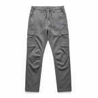 Grey Tactical Cargo Pants - Flat Lay