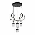 DL-0041 modern LED chandelier - clean white background render