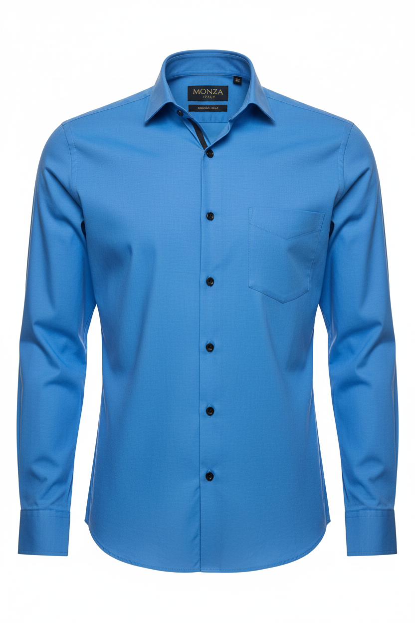 Monza Italy Sky Blue Shirt - Full Length