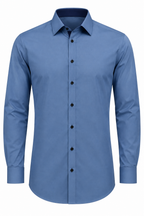 X-Factor Steel Blue Formal Shirt mannequin