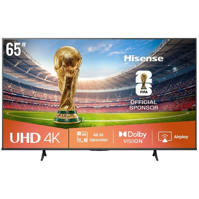 Hisense 65 Inch 4K UHD VIDAA Smart TV - 65A6Q (3 Years Warranty)