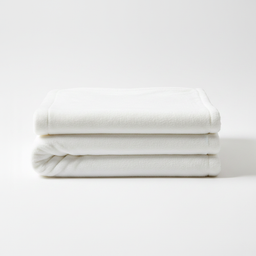 6x6 Soft Blanket - White