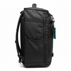 Black Waterproof Travel Gym Bag – Backpack Side View