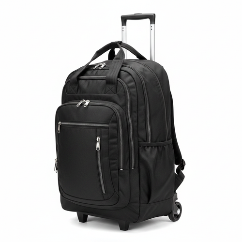 Black Trolley Backpack - AI product image