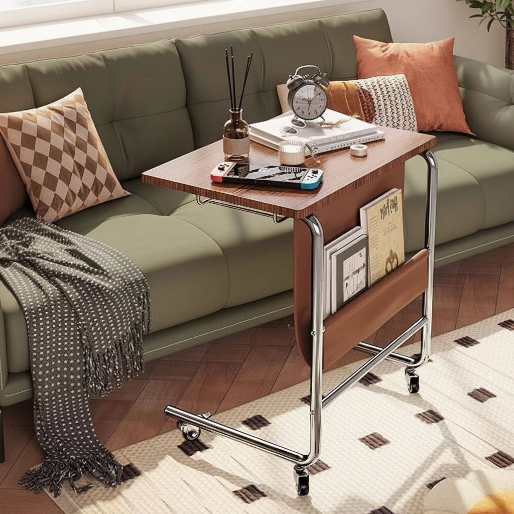 C-Shaped Side Table - Lifestyle