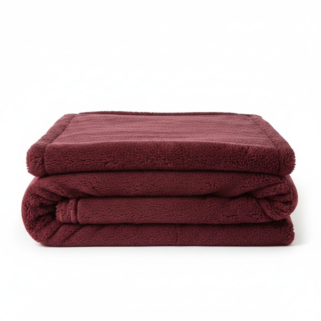 6x6 Soft Blanket - Wine/Maroon