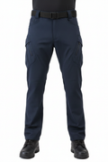 Men's Navy Tactical Cargo Pants - Full Length Front