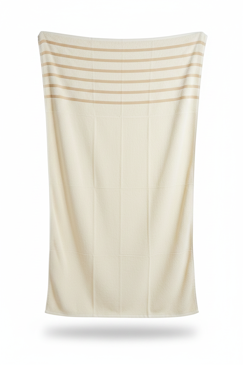 Cream Bath Towel