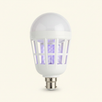 2-in-1 LED mosquito killer bulb B22 - cream background