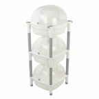 Baby Storage Rack with Bathtub - White Background