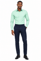 X-Factor Mint Green Formal Shirt lifestyle