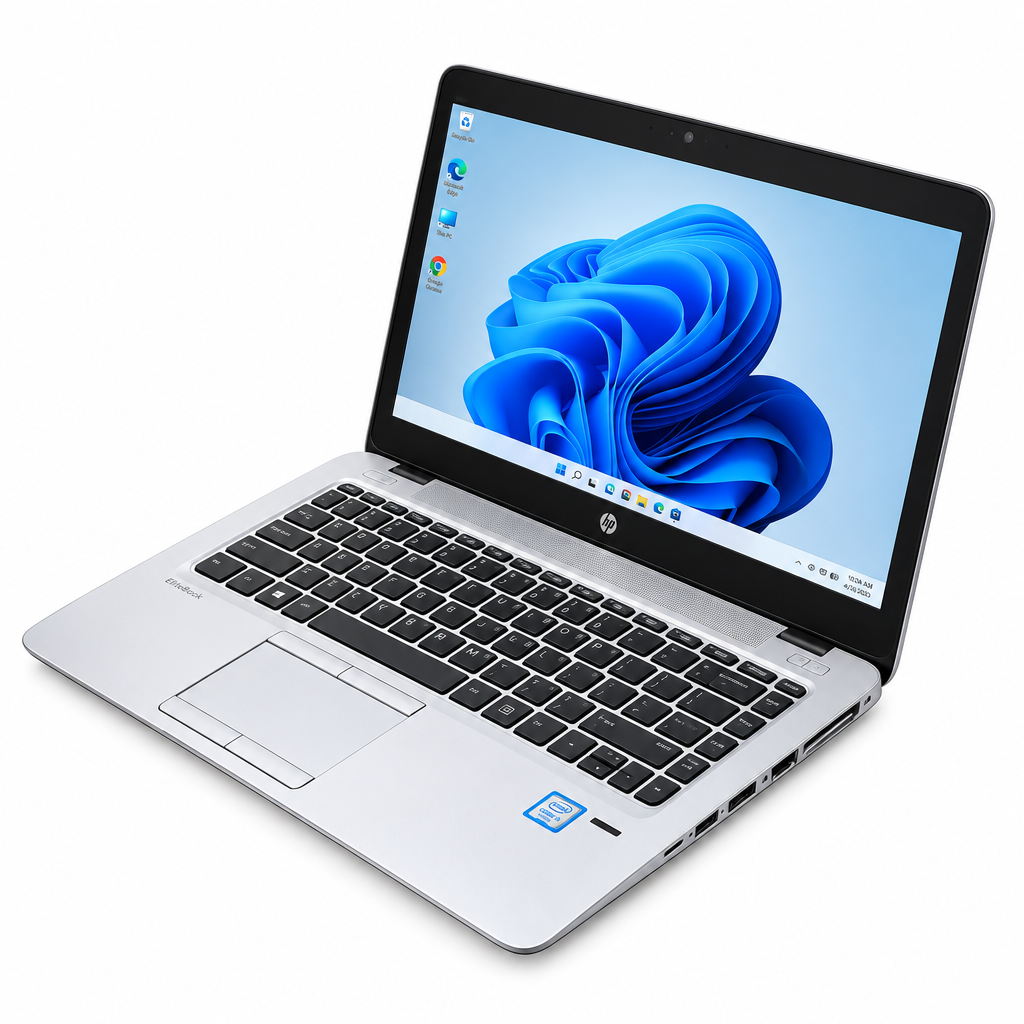 HP EliteBook 840 G3 - Open angle white background