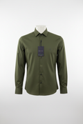 Monza Italy Olive Green Shirt - Full Length