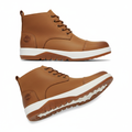 Timberland Chukka Boots Tan White Sole - White Background