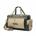 MeiXing Travel Duffel Bag Khaki Navy - White Background Studio Shot
