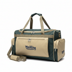 MeiXing Travel Duffel Bag Khaki Navy - White Background Studio Shot