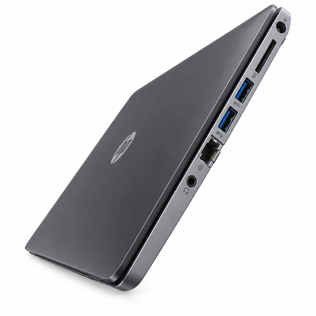 HP EliteBook 840 G2 - Side ports white background