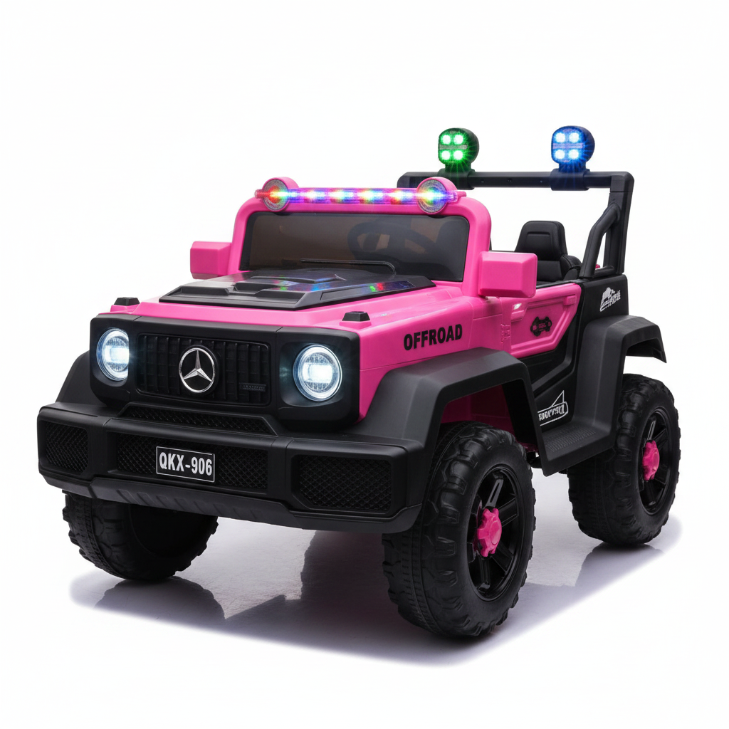 Kids Electric Ride-On Jeep QKX-906 - White Background