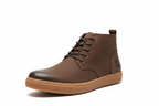Men's Brown Suede Chukka Boots on white background