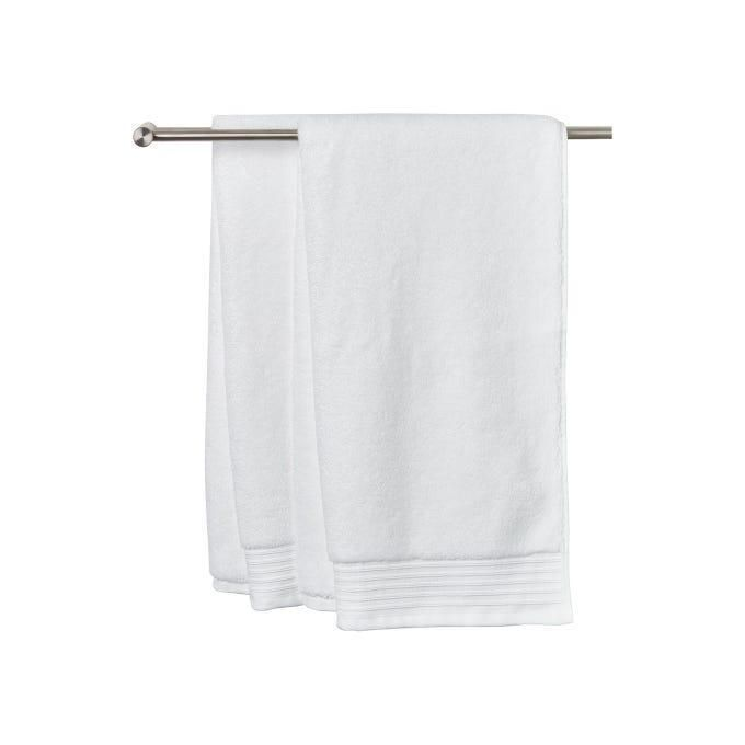 Polo Medium Bath Towel - High Quality White Cotton