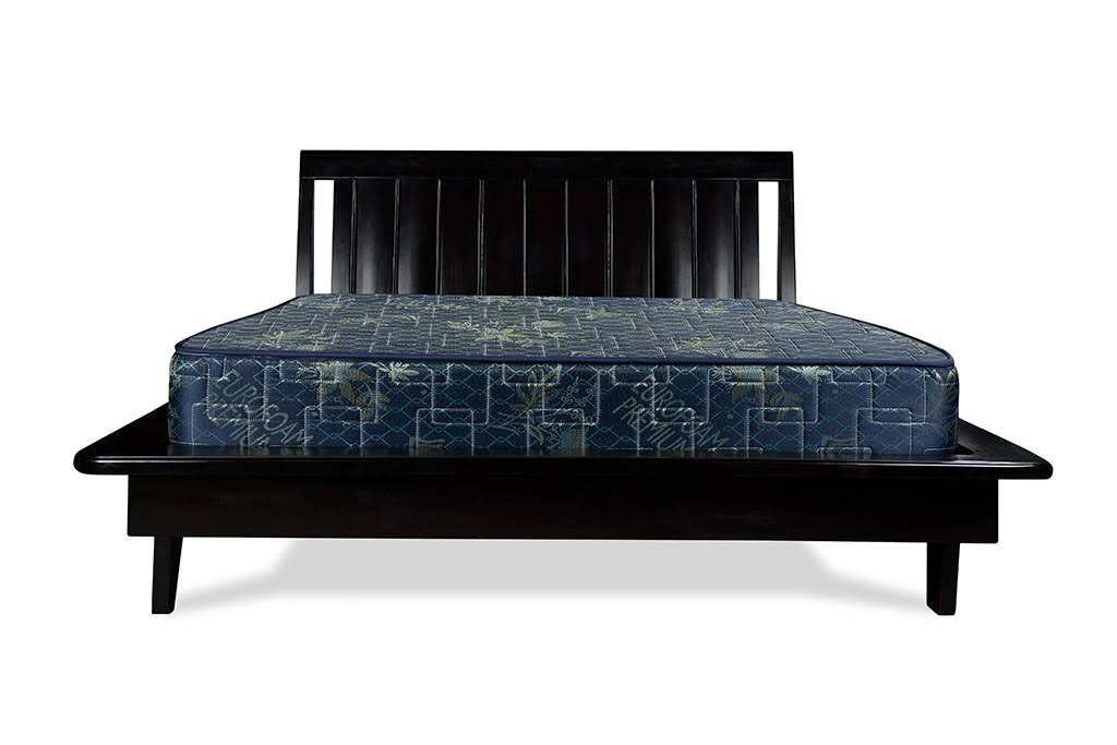 5x6 8-Inch High Density Premium Mattress on bed frame