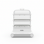 Boma 3-Tier Electric Food Steamer - White Background