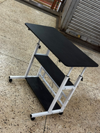 Mobile Laptop Standing Desk with Wheels - product photo