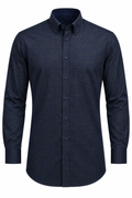 X-Factor Navy Texture Formal Shirt mannequin