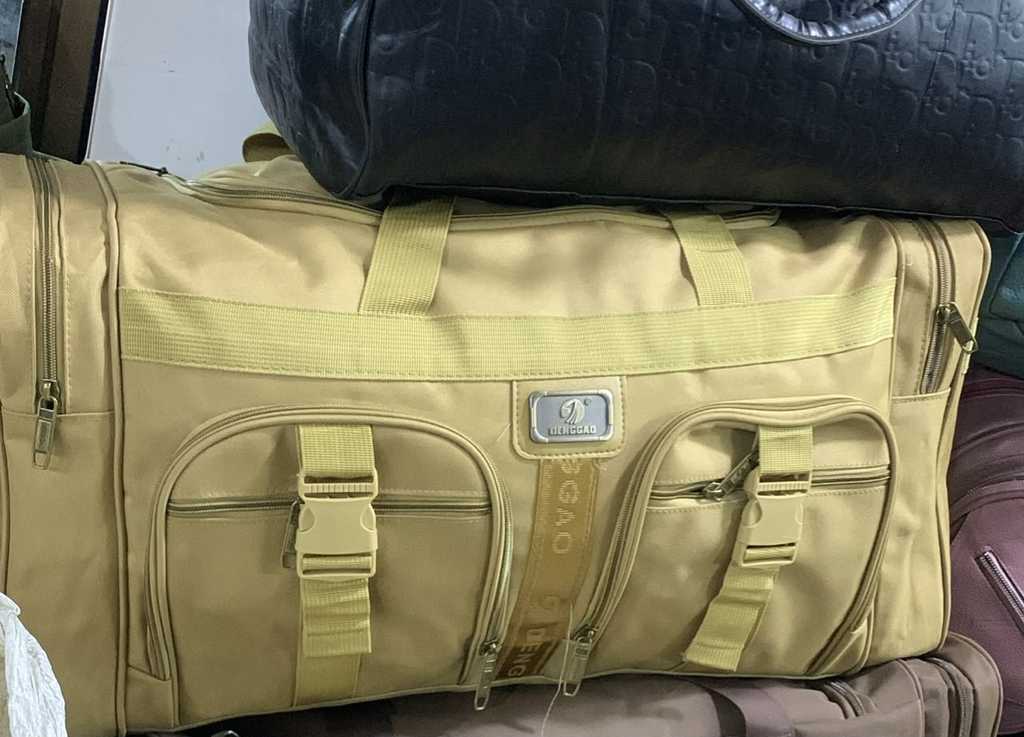 Dengdao Large Travel Duffle Bag khaki original photo