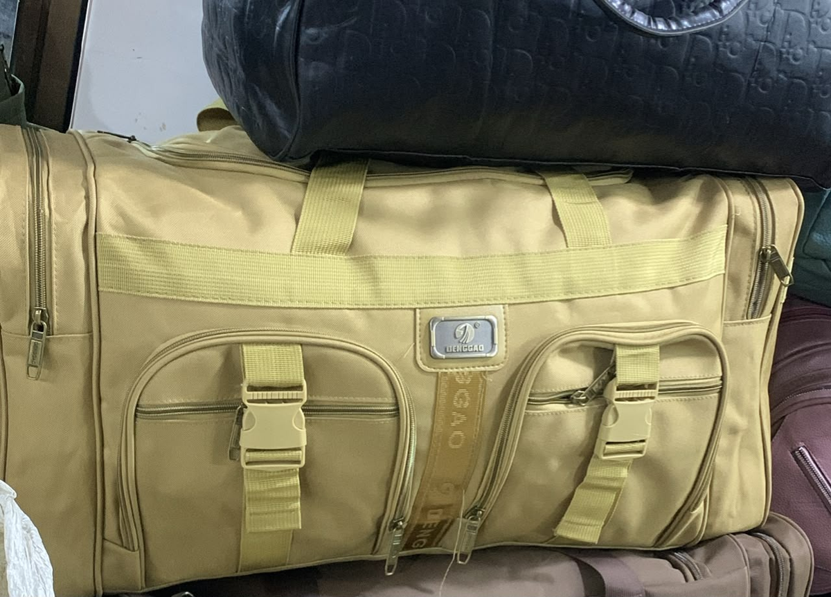 Dengdao Large Travel Duffle Bag khaki original photo