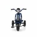 Kids Vespa Scooter Tricycle Navy Blue - Side View White Background