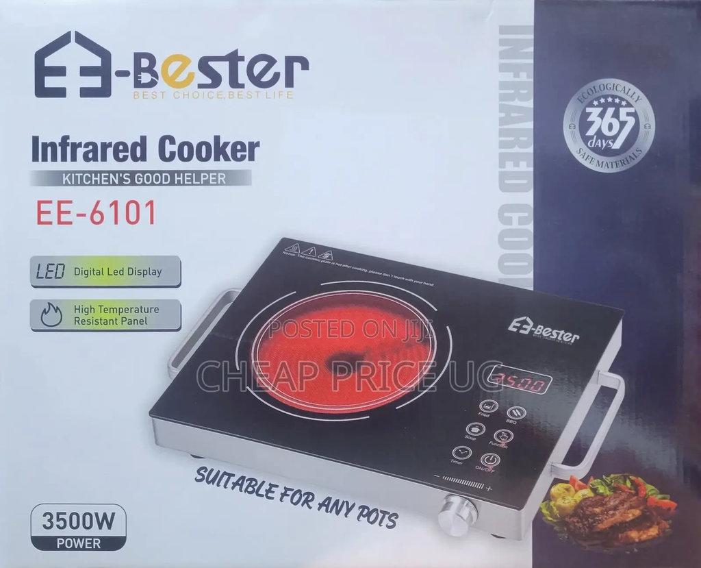EE-Bester EE-6101 3500W Infrared Cooker - Digital LED Display