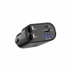 Multi-Port Car Charger - White Background