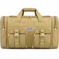 Dengdao duffle bag white background studio shot