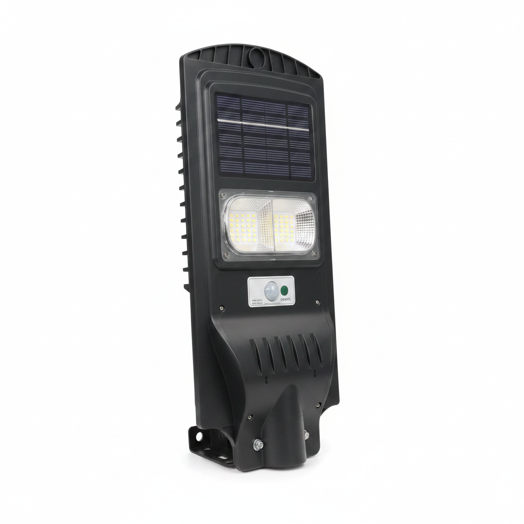 Neelux 60W LED solar street light - white background render