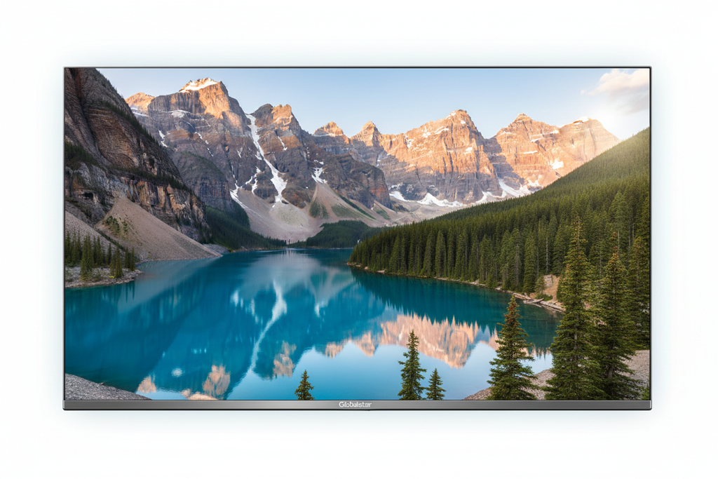 Globalstar 55UK64 4K Smart TV front view white background