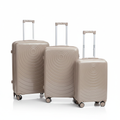 Champagne Hardshell Luggage Set - White Background