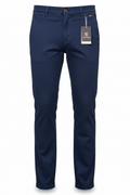 Navy Blue Khaki Pants - Full Length