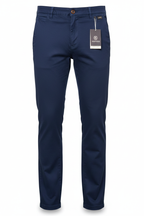 Navy Blue Khaki Pants - Full Length