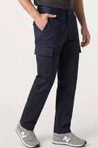 Men's Navy Cargo Pants - lifestyle view