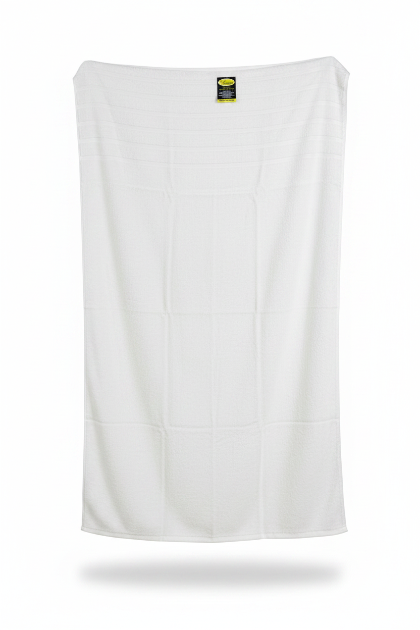 White Bath Towel