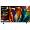 Hisense 58 Inch 4K Ultra HD LED VIDAA Smart TV - Black (3 Years Warranty)