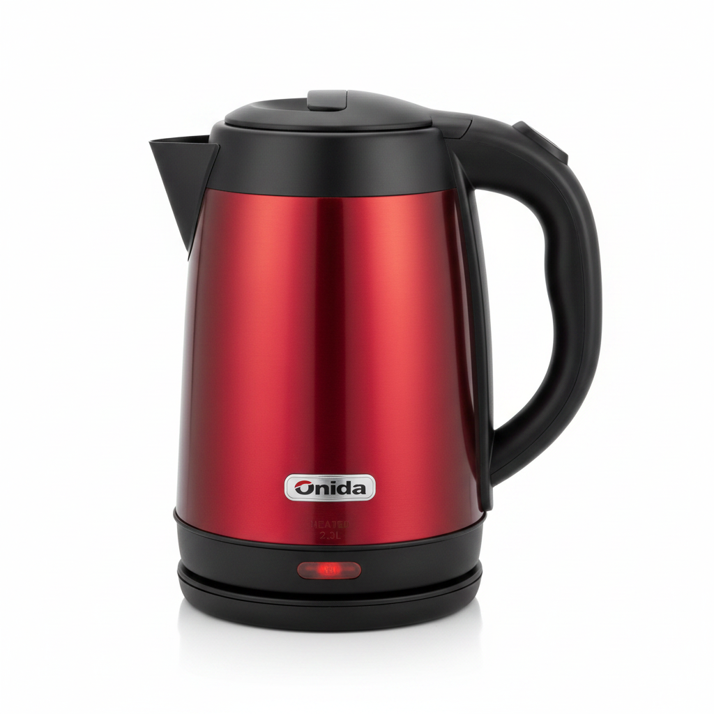 Onida ODEK1723 2.3L Electric Kettle red and black