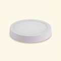 Round 12W LED surface mount panel light - cream background