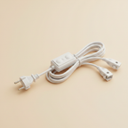 Smart lamp holder adapter with dimmer - cream background
